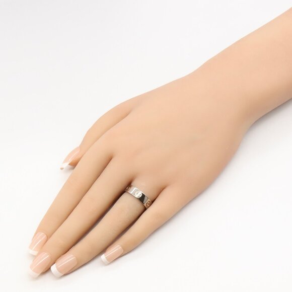 CARTIER 18k White Gold Love Ring - Picture 8 of 8